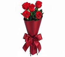 Букет 5 Красных роз Эдлесс Лав в Зуевке
