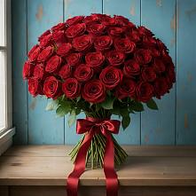 Букет Красные розы Блэк Меджик в Зуевке