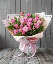 Букет Розовый кустик в Зуевке