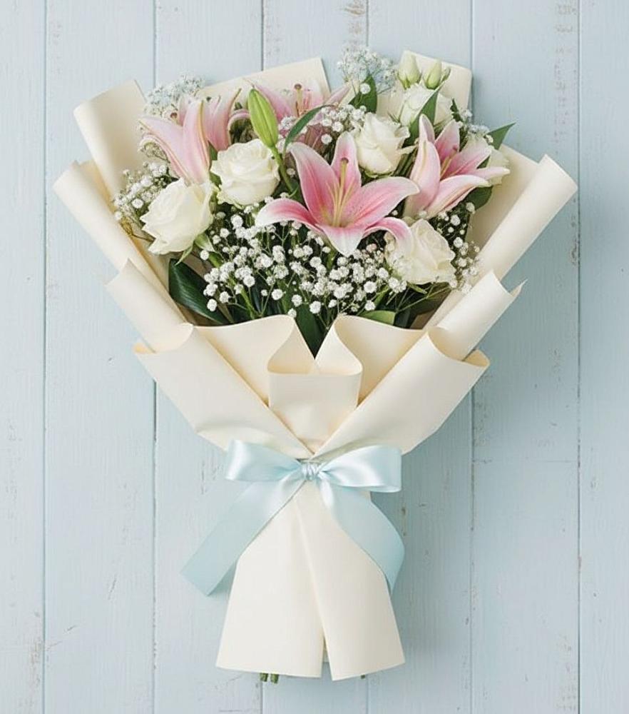 Букет цветов из: Лилии в Зуевке