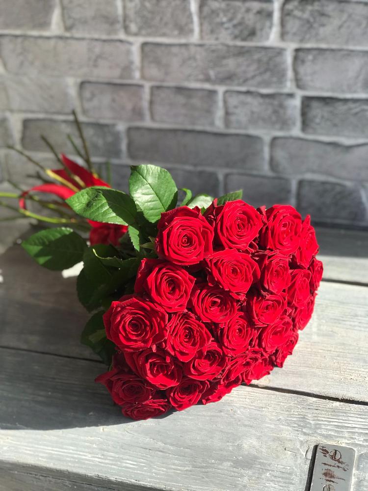 Букет Красные розы Фридом в Зуевке