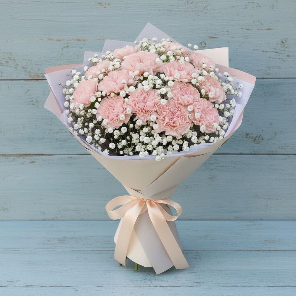 Букет цветов из: Гвоздики в Зуевке