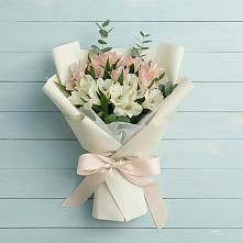 Букет цветов из:  Альстромерии в Зуевке