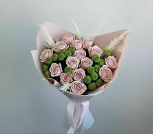 Букет цветов из:  Розы и Хризантемы в Зуевке