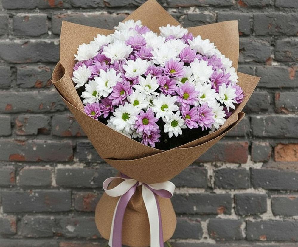 Букет цветов из: Хризантемы в Зуевке