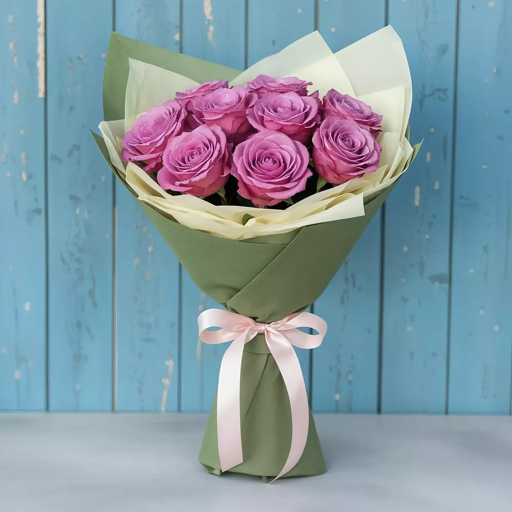 Букет Розы Фёрст Леди в Зуевке