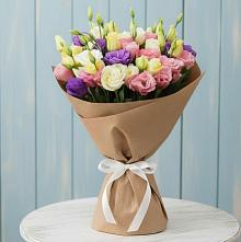 Букет цветов из:  Лизиантусы в Зуевке