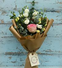 Букет цветов из:  Розы и Лизиантусы #REPLACE_PRED# Зуевке